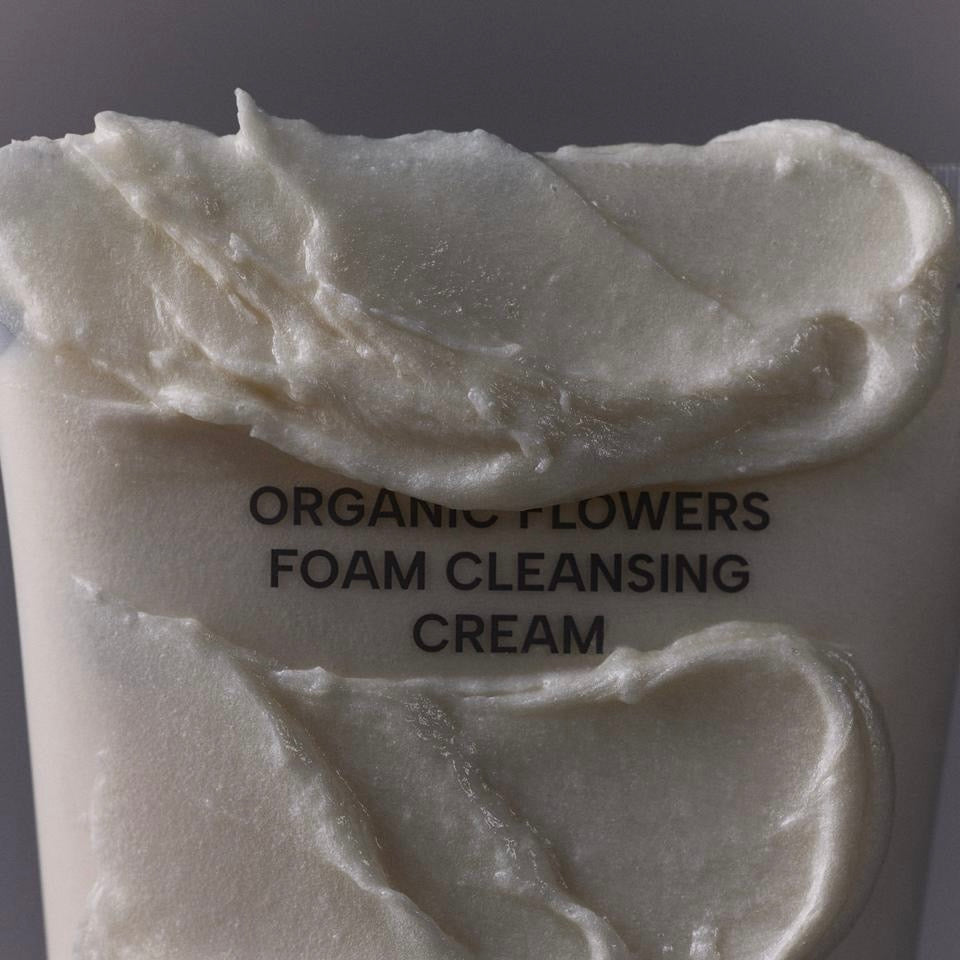Crème nettoyante moussante aux fleurs bio fermentées - Whamisa