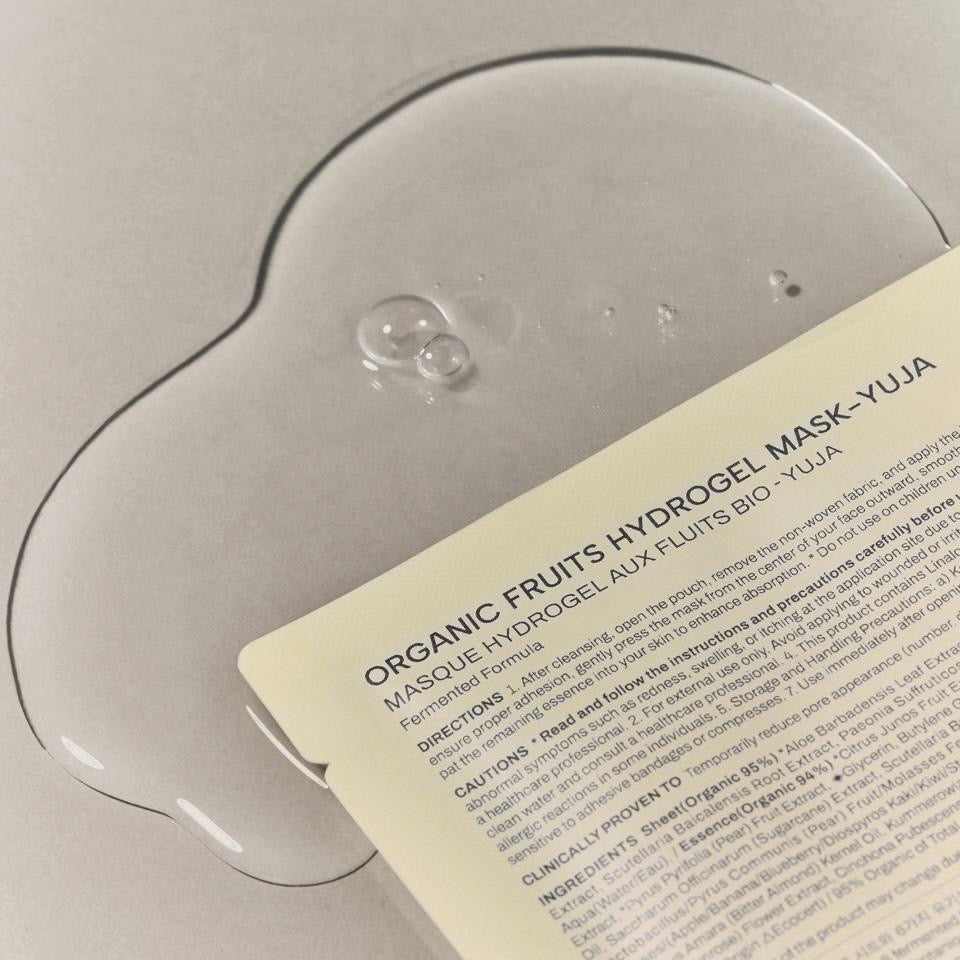 Masque hydrogel aux fruits bio - Whamisa